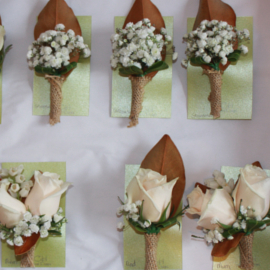 grooms buttonholes
